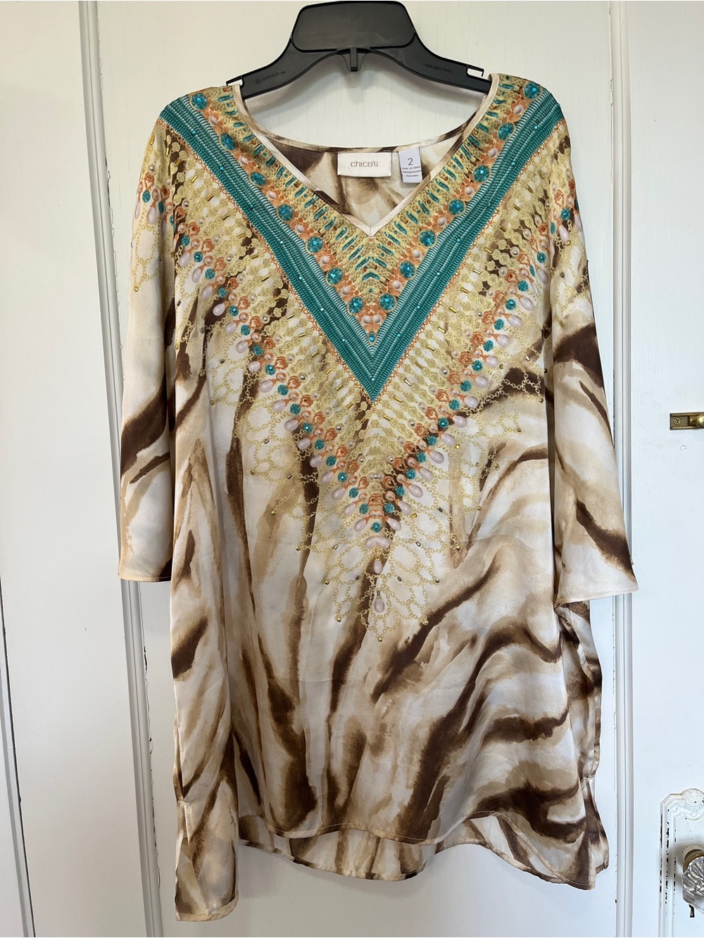Chicos 2 tunic, (size 12 or large)